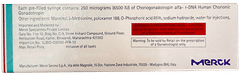 Ovitrelle 250 Mcg Pre Filled Syringe Injection 0.5 Ml