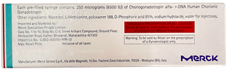 Ovitrelle 250 Mcg Pre Filled Syringe Injection 0.5 Ml