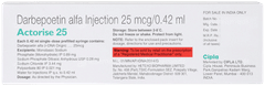 Actorise 25 Injection 0.42ml Actorise 25 Injection 0.42ml