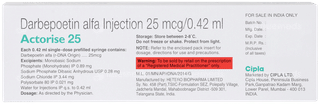 Actorise 25 Injection 0.42ml