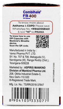 Combihale Fb 400 Dpi Capsule 30 Combihale Fb 400 Dpi Capsule 30