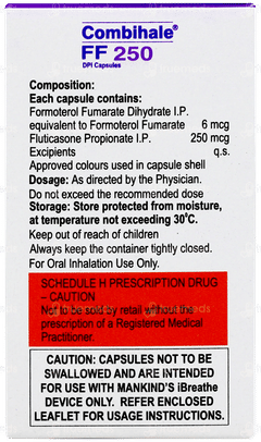 Combihale Ff 250 Dpi Capsule 30 Combihale Ff 250 Dpi Capsule 30