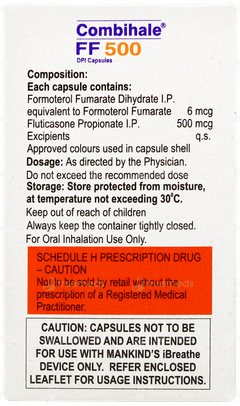 Combihale Ff 500 Capsule 30