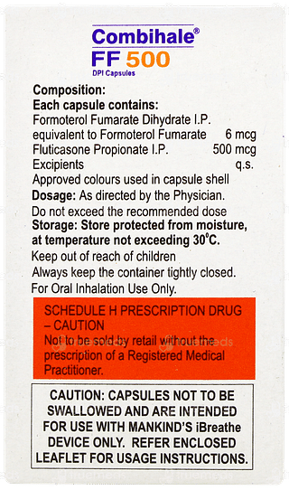 Combihale Ff 500 Capsule 30