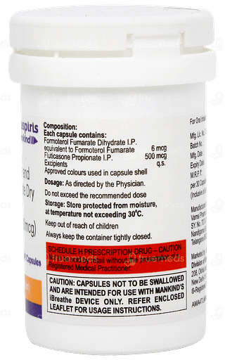 Combihale Ff 500 Capsule 30