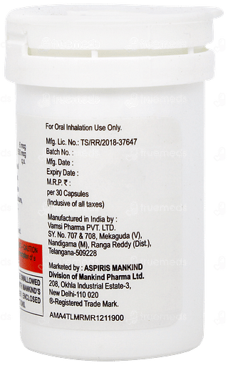 Combihale Ff 500 Capsule 30