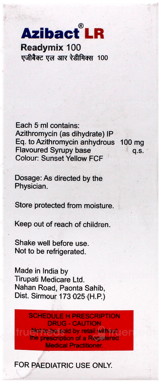 Azibact Lr Readymix 100 Suspension 30Ml