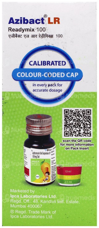Azibact Lr Readymix 100 Suspension 30Ml