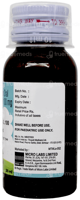 Azilide Xl 100 Redimed Suspension 30ml