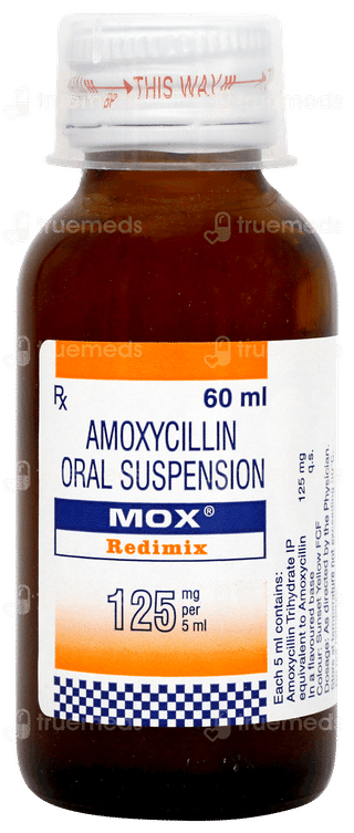 Mox 125mg Redimix Suspension 60ml