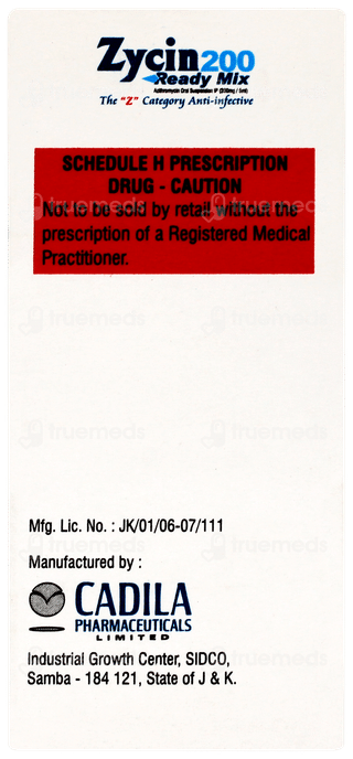 Zycin 200 Ready Mix Suspension 30ml