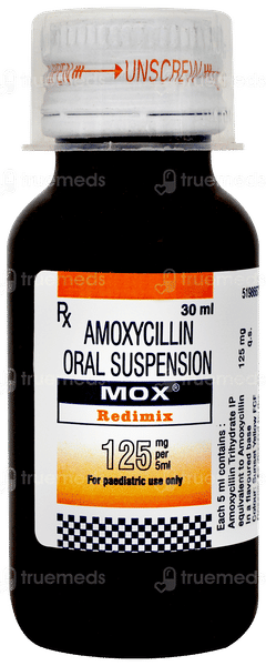 Mox Redimix 125mg Suspension 30ml
