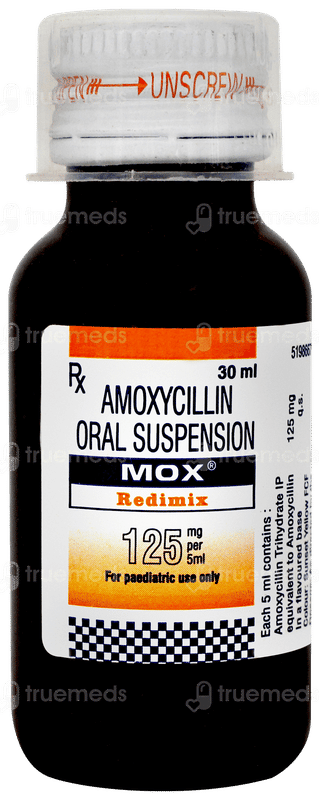Mox Redimix 125mg Suspension 30ml