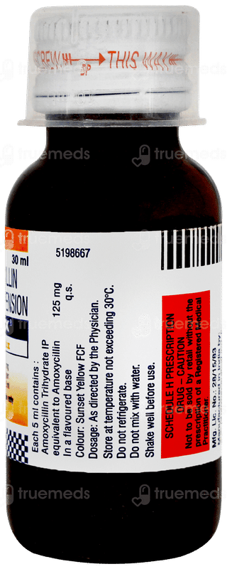 Mox Redimix 125mg Suspension 30ml