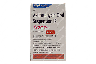 Azee 200mg Peppermint Flavour Dry Syrup 15ml