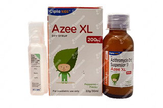 Azee Xl 200mg Peppermint Flavour Dry Syrup 30ml