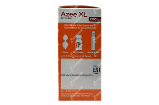 Azee Xl 200mg Peppermint Flavour Dry Syrup 30ml