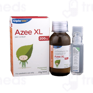 Azee Xl 200mg Peppermint Flavour Dry Syrup 30ml