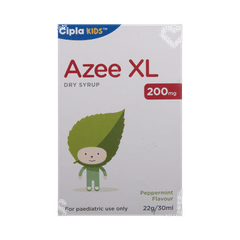 Azee Xl 200mg Peppermint Flavour Dry Syrup 30ml