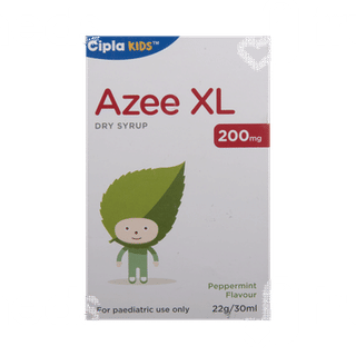 Azee Xl 200mg Peppermint Flavour Dry Syrup 30ml