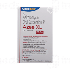 Azee Xl 200mg Peppermint Flavour Dry Syrup 30ml