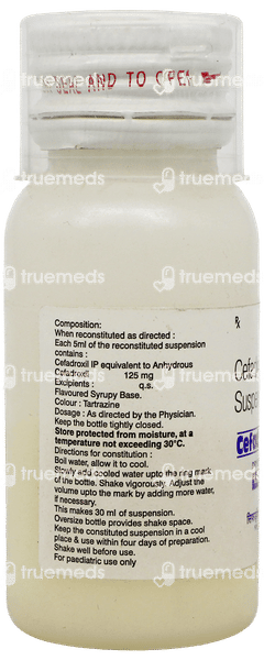 Cefadrox 125Mg Dry Syrup 30Ml