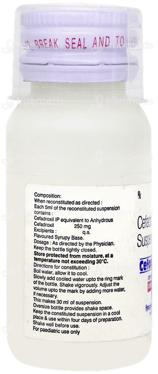 Cefadrox 250mg Dry Syrup 30ml