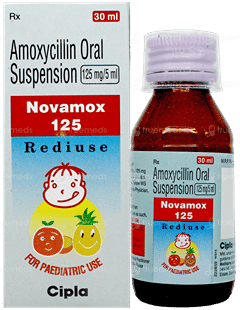 Novamox 125 Rediuse Suspension 30Ml