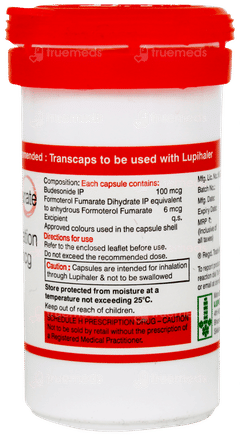 Budamate 100 Transcaps 30