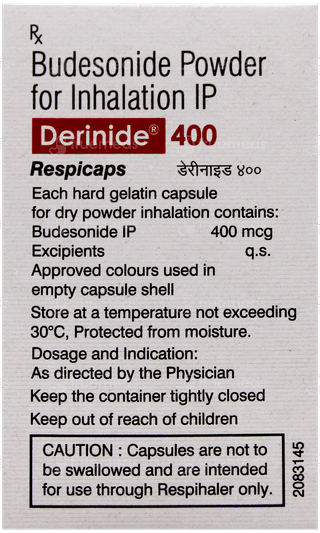 Derinide 400 Respicaps 30