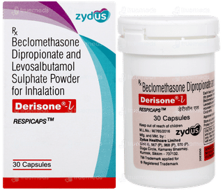 Derisone L Respicaps 30