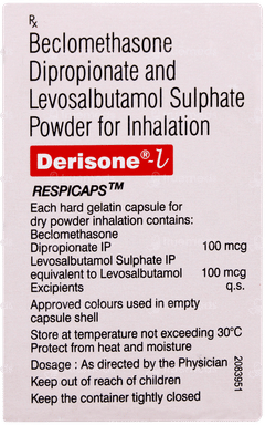 Derisone L Respicaps 30