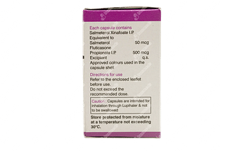 Esiflo 50/500 MCG Transcap 30