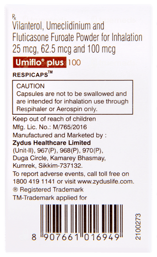 Umiflo Plus 100 Respicaps 15