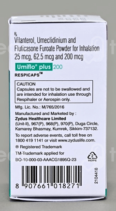Umiflo Plus 200 Respicaps 15