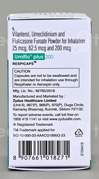 Umiflo Plus 200 Respicaps 15