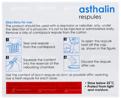Asthalin 2.5ml Pack Of 5 Respules Asthalin 2.5ml Pack Of 5 Respules