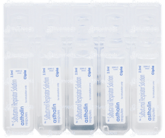 Asthalin 2.5ml Pack Of 5 Respules Asthalin 2.5ml Pack Of 5 Respules