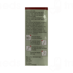 Budamate Neb 1mg 2ml Pack Of 7 Respules
