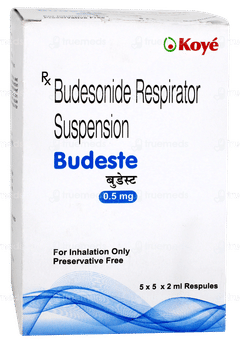 Budeste 0.5mg 2ml Pack Of 5 Respules Budeste 0.5mg 2ml Pack Of 5 Respules
