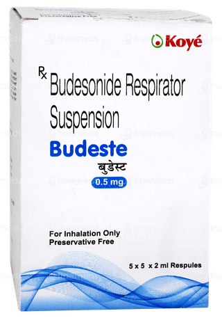 Budeste 0.5mg 2ml Pack Of 5 Respules