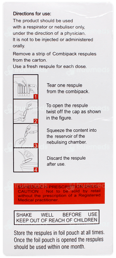Bunase 1.0 2ml Pack Of 5 Respules