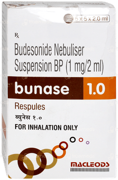 Bunase 1.0 2ml Pack Of 5 Respules