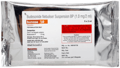 Bunase 1.0 2ml Pack Of 5 Respules
