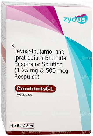 Combimist L 2.5ml Pack Of 5 Respules