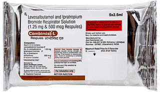 Combimist L 2.5ml Pack Of 5 Respules
