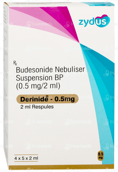 Derinide 0.5mg 2ml Pack Of 5 Respules Derinide 0.5mg 2ml Pack Of 5 Respules