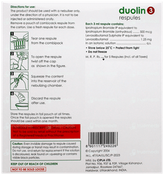 Duolin 3 Respules 5*3Ml Duolin 3 Respules 5*3Ml