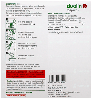 Duolin 3 Respules 5*3Ml