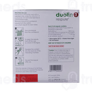 Duolin 3 Respules 5*3ml